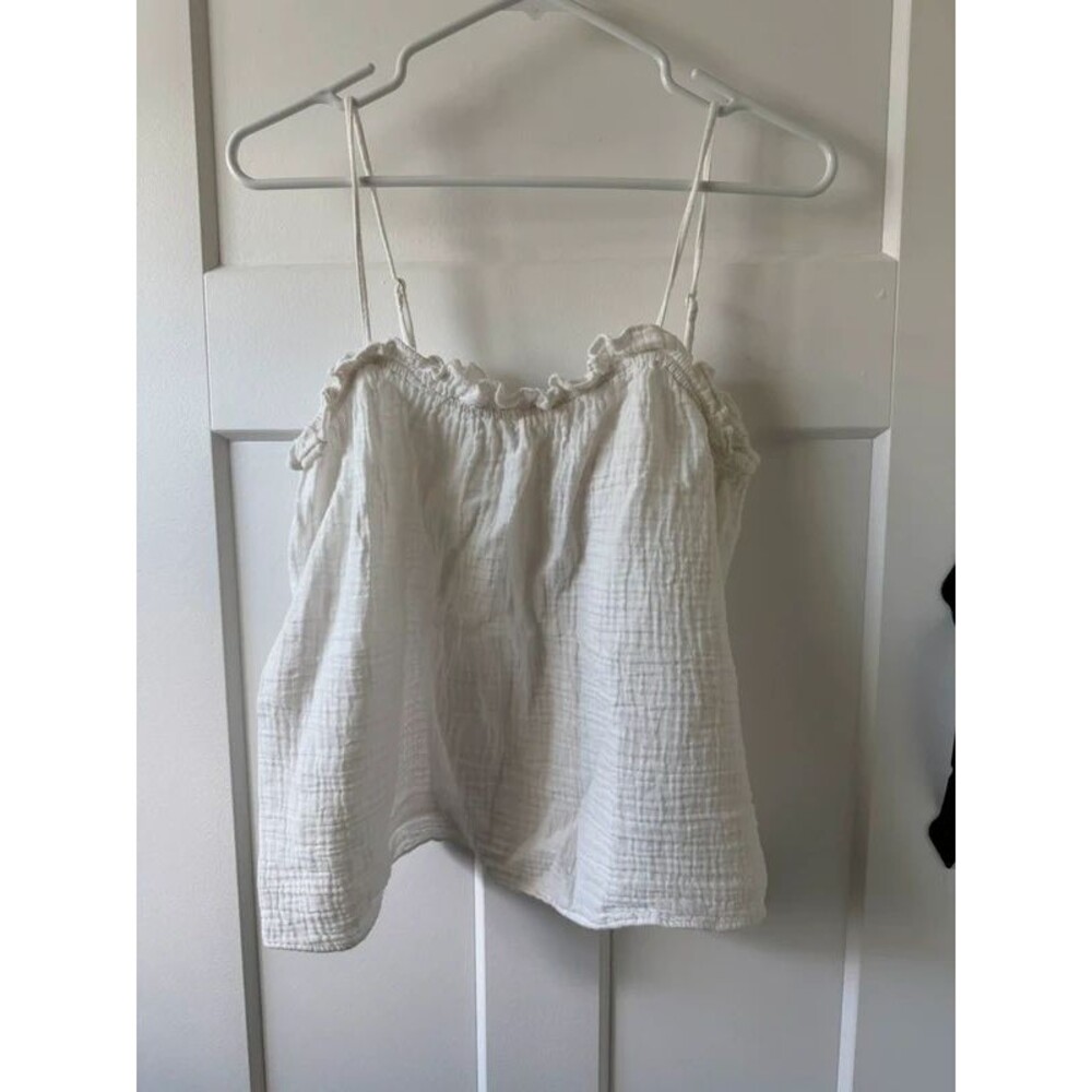 Cotton Ruffle Tank